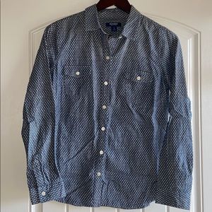 Denim button up